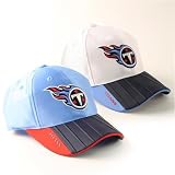  : Tennessee Titans Rubber Bill Adjustable Baseball Cap (Available Individually or as a 2-Pack)