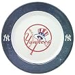 New York Yankees 4 Piece Dinner Plate Set - Baseball Sports Merchandise