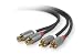 Electronics : Belkin Blue Series PureAV Dual RCA Extension Cable 1.8m