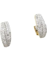 Women 14k Yellow Gold 0.73ctw diamond Stud earring 43 LE154YS Size 4.39