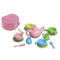 KidKraft Lil Doll Tea Set with Pink Basket