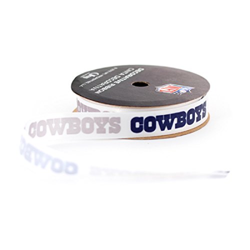 Offray Sports NFL Football Dallas Cowboys Ribbon, 5/8