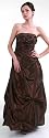 #7940 - BEST SELLER - Perfect formal evening dress for any formal occasion. Exquisite Intricate Flower Pattern Full Length Taffeta Dress