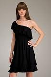Juicy Couture - Juicy Smocked Black Jersey Dress