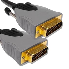 Premium 2m Gold Plated DVI-D to DVI-D Cable by Cable Mountain
