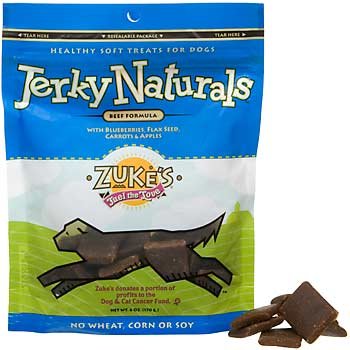 Zuke's Jerky Naturals Dog Treats, Beef, 6-Ounce