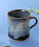 光彩庵 藍流 マグ 【マグカップ 萩焼】