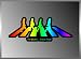 The Beatles Rock Band Abbey Road Album Design Vinyl Euro Decal Bumper Sticker 3