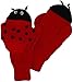 Kidorable Red Ladybug Soft Acrylic Mittens for Girls With Fun Wings and Antennae