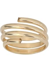 14k Gold Filled Wire Wrap Yoga Coil Adjustable Toe Ring One Fits Fits All Most (Not Plated)