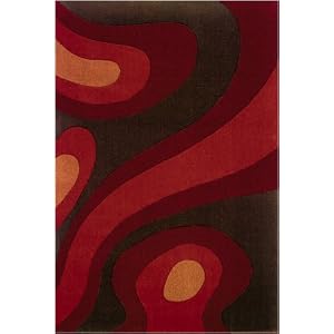 Contemporary Area Rug, Oriental Weavers Sphinx Lava Collection 100% Wool 5'3x7'9 by Oriental Weavers Sphinx