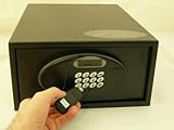 Prince-B Black Electronic LCD Motorized Safe0.5 Cu.Ft.