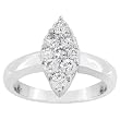 14K White Gold Diamond Ring - 1.00 Ct.
