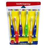 Beautiful Beginnings Pack of 6 Children's Toothbrushes