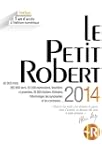 Petit Robert langue fran�aise 2014