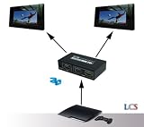 TV, DVD, Home Cin�ma - Splitter - 2 ports - HUB 1x2 - Full HD 1080p - HDMI v1.3b , compatible tele tv 3D, LED, PLASMA,LCD