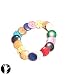 SG Paris Elastic Bracelet Multicolore Multicouleur Bracelet Elastic Bracelet Mixed Natural Material