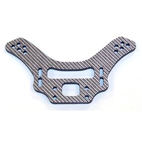 Thick CF Rear Shock Tower, Silver: Lazer