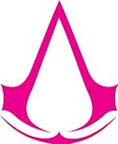 Assassins Creed logo Sticker Decal Peel and Stick Pink