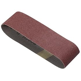 Bosch SCBR040 Compact Sanding Belt, Red, 40 Grit (3 Pack) by Bosch