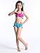 4 Pcs Girls Swimsuit Mermaid Tails for Swimming Princess Bikini Bathing Suit Set