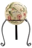 Outdoor Living : Hummingbird Inspirational Garden Orb Gazing Globe with Iron Stand (7 inch)