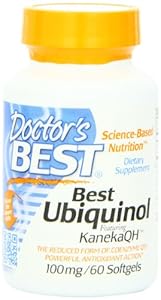 Doctor's Best Best Ubiquinol Featuring Kaneka's Qh (100mg), 60-Count