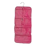 Baggallini Rip Stop Hanging Cosmetic Bag (PINK)