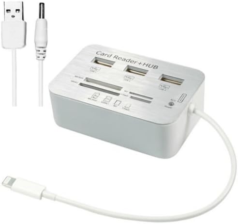 Uupower USB 3 Hubs Card Reader Adapter Camera Connection Combo Kit for iPad 4 Mini Air