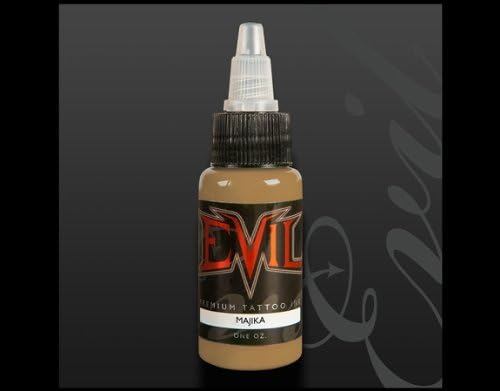 EVIL Tattoo Ink -MAJIKA- 1/2oz Bottles -Tattoo Supplies-