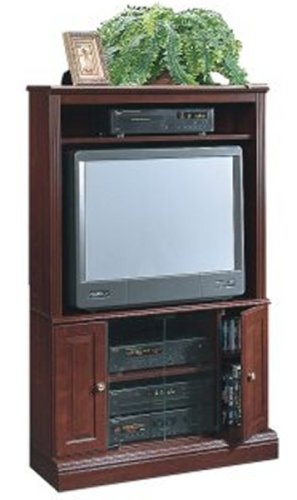 Classic Cherry Corner Media Center Roanoke Collection by Sauder Office Furniture - 104757