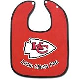 Kansas City Chiefs Two-Toned Snap Baby Bib