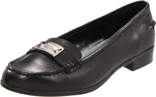 Lauren Ralph Lauren Women's Gratia Slip-On Loafer,Burnished Black,9.5 M US