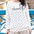 a・i・n（アイン） 授乳口付 水玉起毛ドルマントップス（オフホワイト/Mサイズ/母乳育児用授乳服）