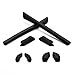 Replacement Earsocks & Nosepieces Kits for Oakley Half Jacket/Half Jacket XLJ (Black, 0)