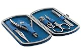 Suvorna Ador Travel Manicure Kit 5 Pieces Blue Case 3202