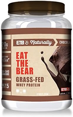 Eat The Bear Naturally Grass-Fed Whey Protein Powder (Chocolate)