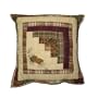 Forest Log Cabin Toss Pillow 16"X 16"