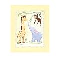 Safari Friends - Yellow (18x22)