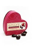 Dark Chocolate Small Strawberry Heart 5 oz
