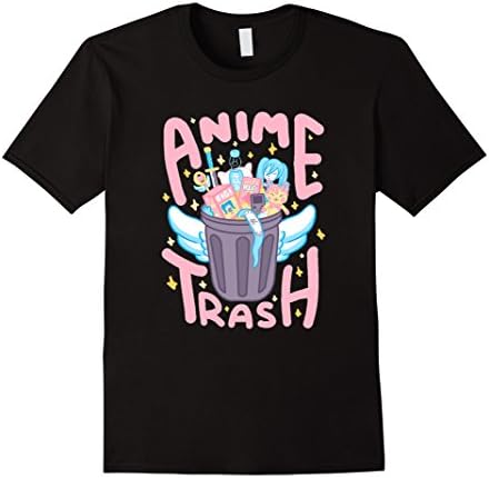 Men's Anime Trash - Funny, Japan, Trendy, Anime, Manga - T Shirt XL Black