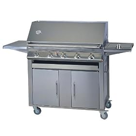Elite Stainless Steel 6 Burner Barbecue with Rotisserie (FREE Rain Cover) FREE DELIVERY