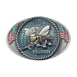 Fighting Seabees Belt Buckle by Bergamot