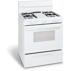 Frigidaire : FGF316DS 30in Gas Range - White