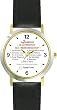 All of THE 7 HABITS #1 (Spanish Text) - DELUXE TWO-TONE WATCH from THE 7 HABITS - WATCH COLLECTION BY WATCHBUDDY&reg; - Arabic Numbers - Black Leather Strap-Size-Large ( Men's Size or Jumbo Women's Size )