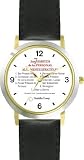 All of THE 7 HABITS #1 (Spanish Text) - DELUXE TWO-TONE WATCH from THE 7 HABITS - WATCH COLLECTION BY WATCHBUDDY&reg; - Arabic Numbers - Black Leather Strap-Size-Women's Size-Small