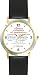 All of THE 7 HABITS #1 (Spanish Text) - DELUXE TWO-TONE WATCH from THE 7 HABITS - WATCH COLLECTION BY WATCHBUDDY&reg; - Arabic Numbers - Black Leather Strap-Size-Large ( Men's Size or Jumbo Women's Size )