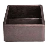 Apron Front Copper Bar Sink in Oil Rubbed Bronze