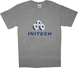 Office Space Initech Software Company Logo T-Shirt Gray
