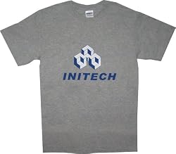 Office Space Initech Software Company Logo T-Shirt Gray